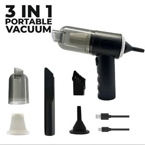 3 In 1 Portable Car Vacuum Cleaner