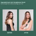 909 Brush Hair Straightener Brush For Girls Comb Style / Hair Styling Hair Comb Brush Multi Color