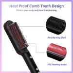 909 Brush Hair Straightener Brush For Girls Comb Style / Hair Styling Hair Comb Brush Multi Color