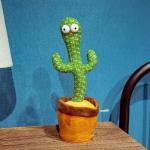 Dancing Cactus Toy Repeat Talking USB Charging Can Sing Record Cactus Bailarín Dansant Kids Education Toys Birthday Present