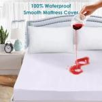 Waterproof Double bed Mattress Cover Material Cotton Color Random 6 by 6.5 Feet